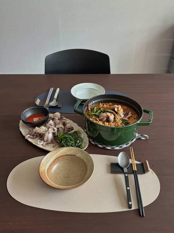 Bistro カトラリー デザート 3点セット［13色］を使ったコーディネート 2