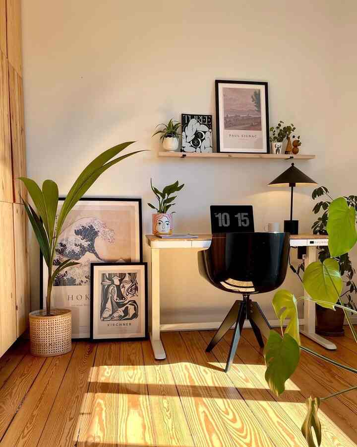 A simple home office with a clean, clutter-free vibe ✨ Neutral tones, minimal decor, and functional pieces create a calm space that helps you stay focused and productive.

#homeoffice #minimalworkspace #simplevibes #desksetup #workfromhome #cleanaesthetic #neutraldecor #productivityspace #officedesign #homedecorideas #interiorinspo #dailyinspo

credit: @villa_pocket