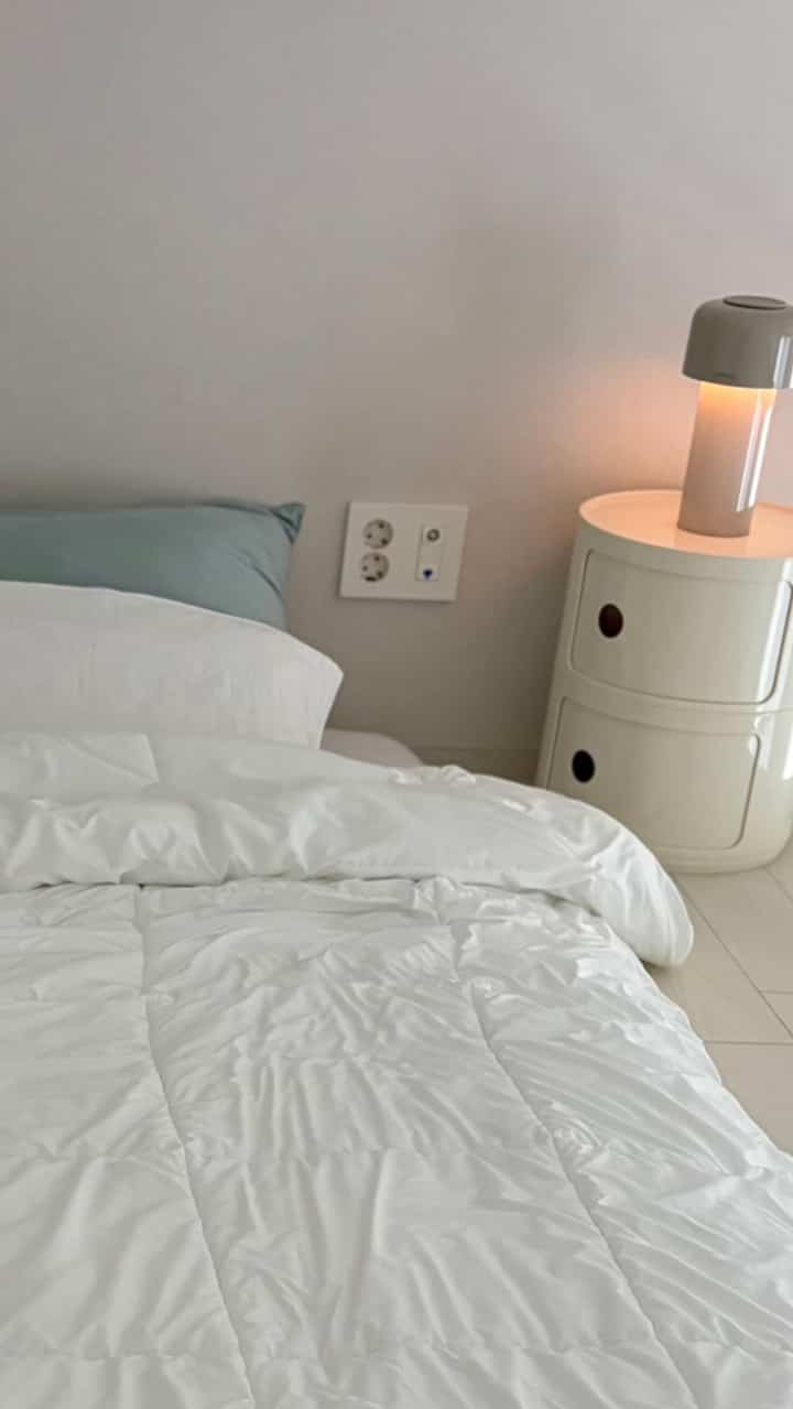 ワンルーム自家製がn年目使用中の寝室定着タン⸝♡*.ﾟ

私の蜂蜜の睡眠を担当する居心地の良い寝室の定着を紹介します。

1. ラテックス枕
枕が少し高ければ寝て起きると首が結ばれすぎて大変な人の一人がまさに私です。
いくつか変えて定着して2年目使用中です。静姿勢で寝るとき、首を快適に支えてくれて熟睡チキです。

2. ムードなど加湿器
鼻炎人は乾燥を絶対できません。 
ムードなどの役割もしっかりこなしていますが、水蒸気の出るところにふた栓が別にあり、ほこりや猫の毛が入る心配のない大満足中のテムです。

3.低くしっかりしたマットレス
腹層なので厚すぎるマットレスは使えませんが、だからと言って腰に負けない薄いのはもうダメですよ🙅🏻‍♀️
このマットレスは低いですが、しっかりして腰を本当によく握ってください。満足度200％..！

4. 円形収納場 
睡眠ライニング、使い捨て枕カバーのようなベッドデムの雑動サニーたち.. 転がると隠れていますが、ヨー収納場にすっぽり入れて閉めたら見えなくすっきり整理終了だからベッドの横必需品です。

5. ふわふわの羽毛布団
腹層での寒さを担当してくれたヒョザテム！
毎年寒い季節ごとに取り出して使い、今日が結構暖かくなり、涼しい夏の布団に乗り換えてみようと思います。

流行に乗らずに黙々と空間を守ってくれるアイテムは見るたびにもっと大切に感じられるようです 🛏️💗

#ftc24期 #콘수프기록 #n년째사용중 #복층 #침실 