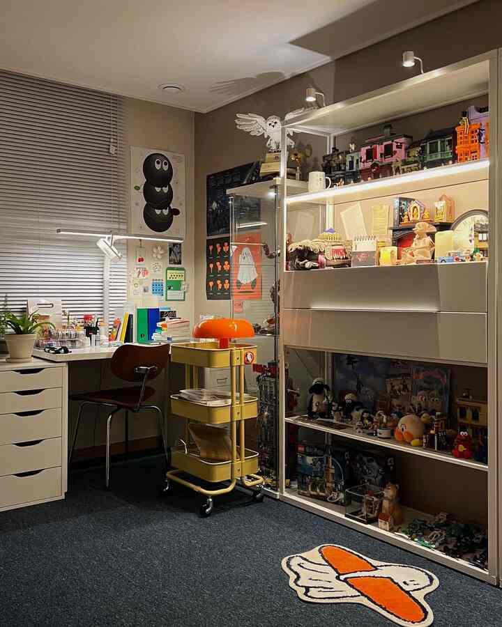 #나다운공간
今は子供部屋になってしまったが…！
本当に愛していた趣味の部屋だった💙
退勤後の趣味の部屋で
サブユニット サブユニット  #방꾸미기 #레고 #ftc24기 #피규어장식장 