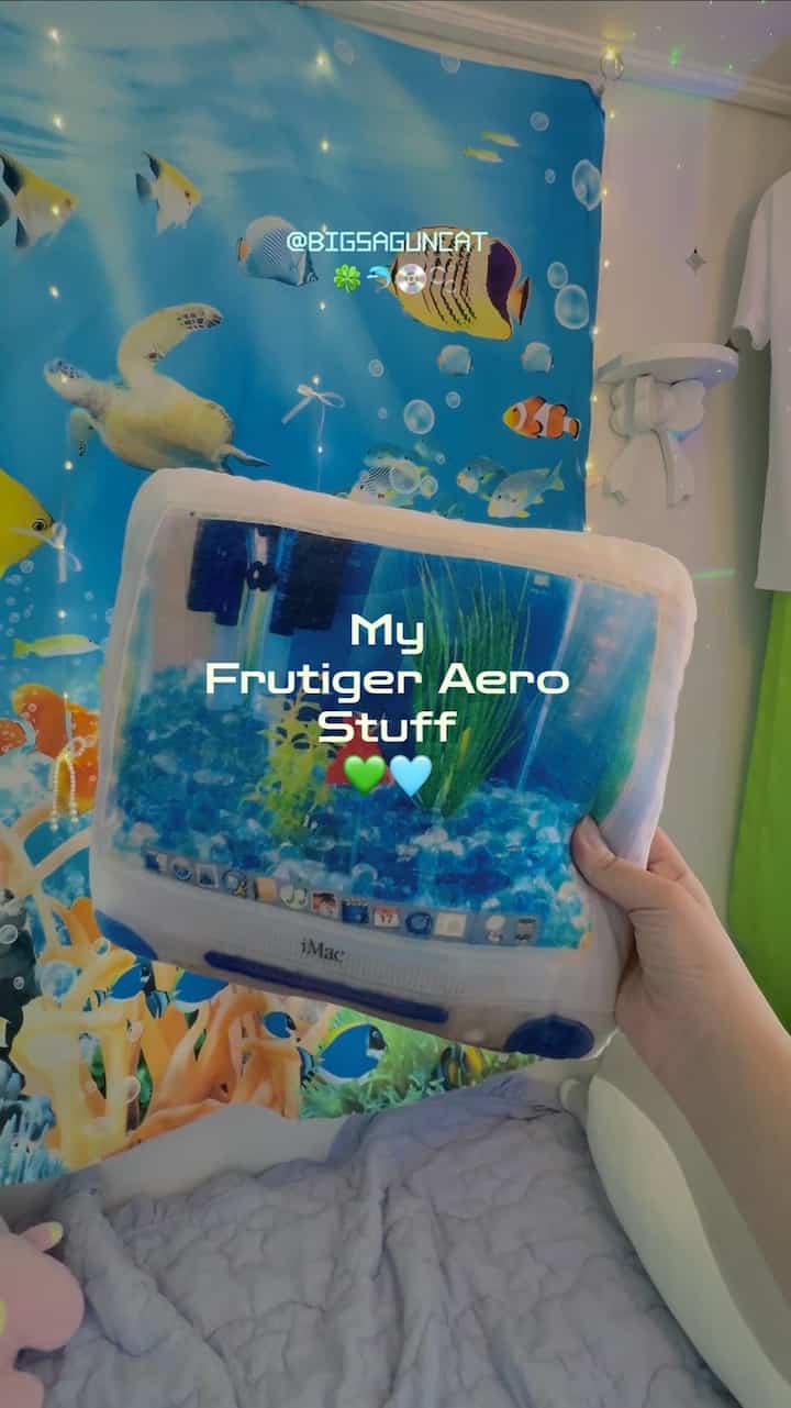 🫧My Frutiger Aero Stuff💿💾🐬🍀

私の部屋のフルーティガーエアロムードいっぱい 
かわいいインテリアの小物を紹介します🫧

青色照明、直接作った額縁、古いレトロニンテンドー機器、
漁港の照明やマクアリウムクッションなど..

私たちが望んだ約束された未来🏝️
Promised Future💚 Frutiger Aero💙

#コンスープ記録集 #きれいなテム最高屋＃frutigeraero ＃ホワイトウォールシェルフ＃アクリルシェルフ＃クッションカバー＃夏のクッション 