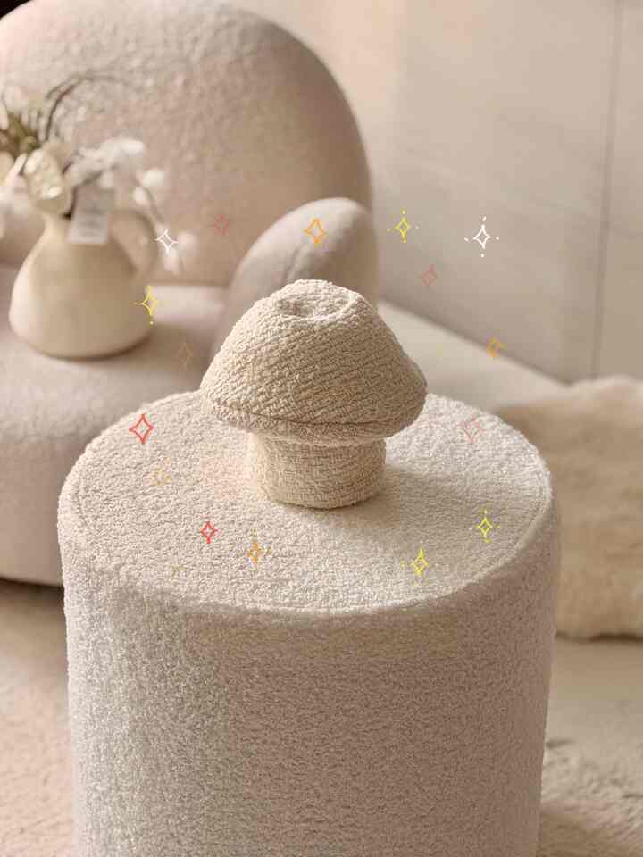 バンティーナはリモコン収納ボックスの代わりに 
かわいいキノコオブジェ収納箱はどうですか？🍄‍🟫

モングルな素材にシェープの葉も丸くて
本当に好きなアイテムです Ιᐟ 

中にリモコンを入れて保管しています。 
ふたを覆うとオブジェになるから 
とても満足している商品👀🫧🤍

＃コンスープ記録集 