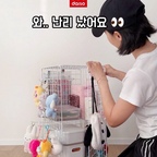 다이소DIY 해본건데
애가 너무 좋아해서

오랜만에 오집에도 공유 ♥️ 