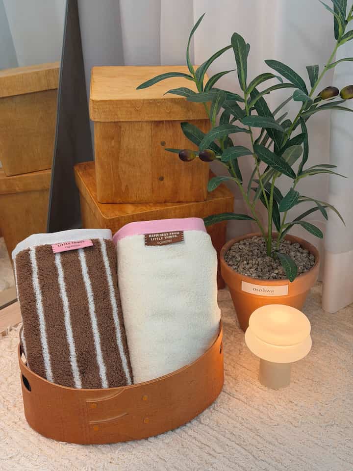 #협찬可愛いパッケージとデザインのオグモグタオル🛁🚿🩵

40スコマサプレミアム糸で作られたタオルだから柔らかく
200g高重量625gsm高密度製品で吸収力にも優れています。 

しっかりした仕上げのおかげで長く使えそうで、  #집들이선물 #수건선물세트