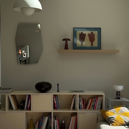 A quiet living room with just the right amount of personality. Warm neutral walls, sculptural lighting, and a well-loved bookshelf create an easy, lived-in feel, while the graphic artwork and mustard pillow bring in subtle color and contrast. Thoughtful styling keeps the room calm without making it feel too polished.
Credit: @joyceemli
#LivingRoom #InteriorInspiration #WarmMinimalism #ModernInterior #CozyLiving #HomeStyling #DesignDetails #BookshelfStyling #SculpturalLighting #NeutralHome #CuratedHome #EverydayInteriors #ModernHome #ArtworkAtHome #ApartmentDecor