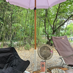 #여름방학일기 🌿
캠핑 가고 싶다고 노래를 부르던 꼬맹이 소원 들어주러,
수영장 딸린 경주의 한 캠핑장에 왔어요.🏕️
캠핑장 근처 밀면 맛집도 한몫했고요.😎
비 예보가 무색할 만큼 습도는 낮고 바람은 선선해서, 한여름보다 오히려 초가을을 먼저 만난 듯한 하루였어요. 대나무 사이로 스며드는 바람 소리를 들으며 책 한 권 펼쳐두니 시간도 천천히 흐르는 기분이더라고요.
남편과 꼬맹이는 캠핑장 수영장에서 신나게 체력 방전 중! 그 사이 저는 오랜만에 온전히 저만의 시간을 즐기며 작은 여유를 만끽했어요. 운 좋게 대나무숲이 펼쳐진 프라이빗한 사이트를 만나 초록 풍경만 바라봐도 마음이 차분해지는 곳이었답니다.
캠핑의 즐거움은 역시 먹는 재미도 빼놓을 수 없죠. 연포탕, 낙곱새, 돼지갈비, 오뎅탕까지 밀키트를 하나씩 꺼내 돌려 먹고, 막걸리와 맥주, 오미자주까지 곁들이니 준비는 간편한데 분위기는 제대로였어요.🐷🍺
이렇게 함께 웃고 먹고 쉬는 시간이 
우리 가족의 코어 메모리로 오래 남았으면 좋겠어요.
올여름도 또 하나의 소중한 추억을 차곡차곡 쌓아갑니다.🍃🤍
#여름방학일기 #경주캠핑 #가족캠핑 #캠핑 #캠핑감성 #캠핑기록 #대나무뷰 #프라이빗캠핑 #캠핑요리 #밀키트캠핑 #캠핑먹방 #힐링캠핑 #여름추억 #캠핑라이프 #일상기록 #오늘의가든 #맞팔 #캠핑요리 #캠핑테이블 #캠핑음식 #캠핑장비 #에어매트 #캠핑매트 