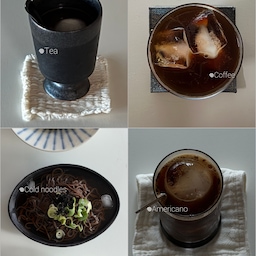 #콘수프기록집
#여름네컷
올 여름은 투명한 유리컵과
모던한 블랙 도자기와 함께 해요 𖦹
하나 둘 모아온 취향들 𓂃 ࣪₊
모던하면서도 어딘가 조금씩
세월감이 느껴지는 무드가 있죠 .ᐟ
𖦹 컵과 그릇
✓ 가마가텅빈날 고블렛잔 블랙
✓ 라떼르 오벌보트볼 블랙
✓ 센느파리 하이볼잔 NO.7
𖦹 티코스터
✓ 이오테 서촌에디션 티스코스터 기와
✓ 에프에프컬렉티브 소창 티스코스터
✓ 포옹의 겹 티코스터 겨울
#예쁜템최고야 #모던빈티지 #모던프렌치 #모던클레식 #테이블웨어 #도자기 #유리잔 #라떼르 #센느파리 #가마가텅빈날 #도요사사키 #에프에프컬렉티브 #포옹의겹 #맞팔 