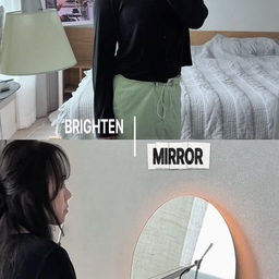 🪞💡
블랙가구가 많다 보니
예쁘지만 가끔은 어둑하고 답답해 보이는 공간
그래서 침실 분위기를조금 바꿔보기로 했어요.
✨아치형 LED 거울
프레임 없이 슬림하고 미니멀한 디자인이라
공간이 훨씬 넓어 보이고,
거울 하나만 더했는데 분위기가 한층 훤해진 느낌 ✨
낮에는 깔끔한 인테리어 거울로,
밤에는 은은한 간접조명으로 사용해요.
오래 두고 봐도 질리지 않을
슬림하고 미니멀한 디자인이라 더 마음에 들어요🤍
#콘수프기록집 #예쁜템최고야 
#집꾸미기 #우리집기록 #단정한집 #인테리어기록 #모던인테리어 #홈스타일링 #리빙스타일 #미니멀라이프 #방꾸미기 #셀프인테리어 #집스타그램 #미니멀하우스 #블랙인테리어 #거울추천 #led거울 #화장대꾸미기 #화장대거울 #화장대정리