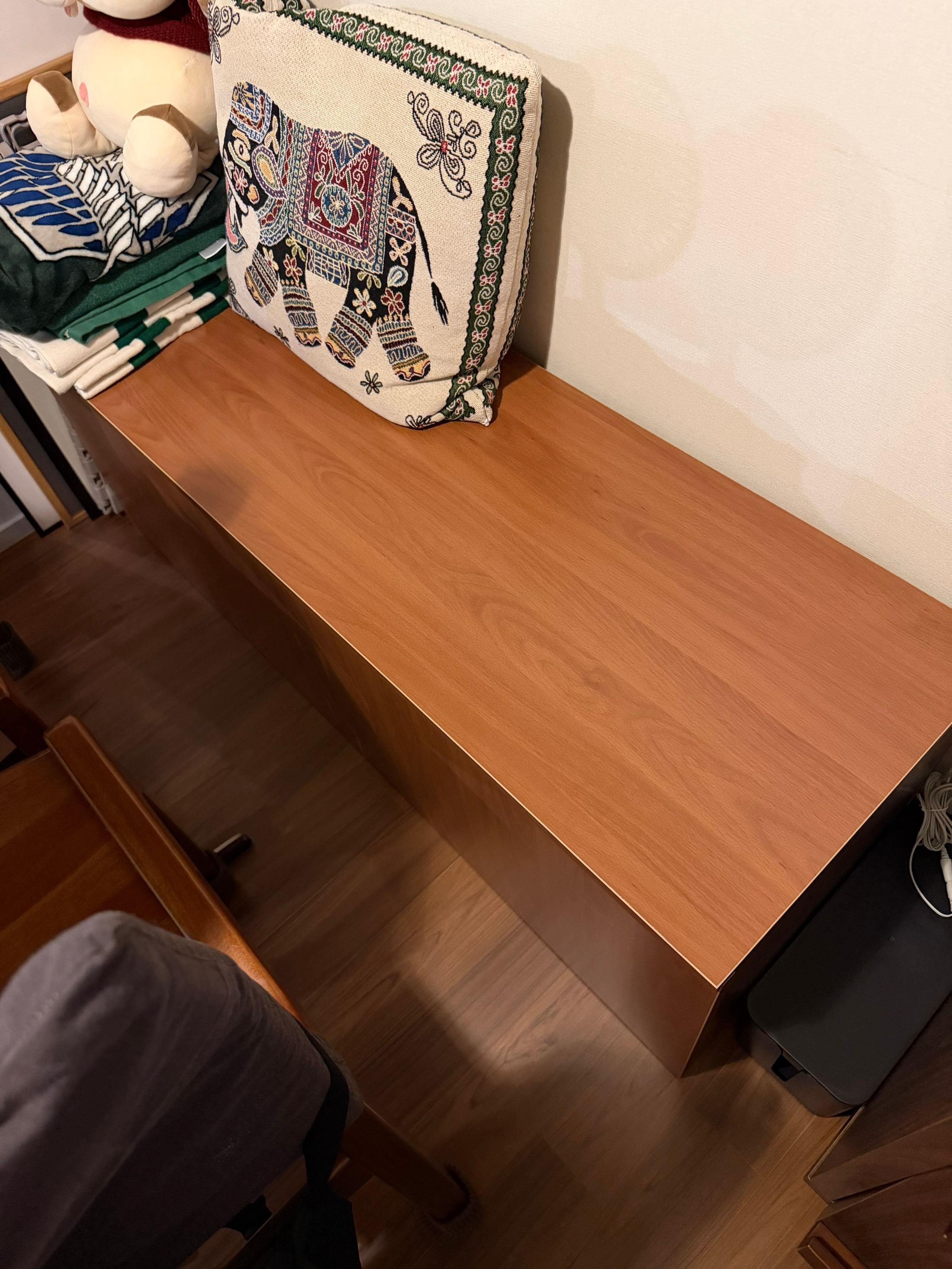 TROUVE Gamgak 収納ベンチ 120cm［3色・2種］ ミディアム ベージュ