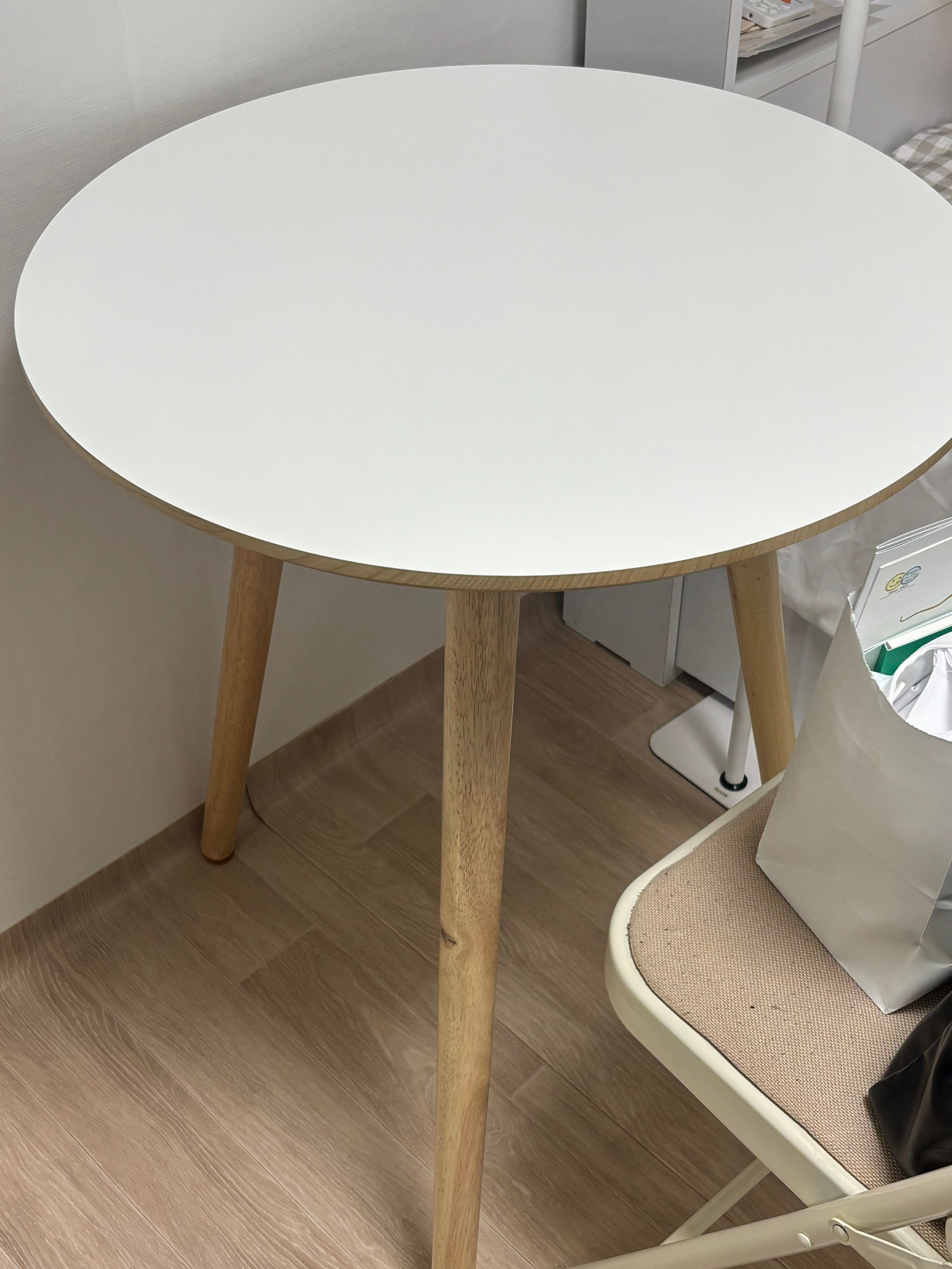 woodray ソノ ホワイト ダイニングテーブル 2size (60cm/80cm