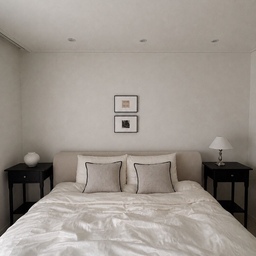 양쪽에 블랙 협탁을 대칭되게끔 두니까 
훨씬 침실이 호텔 무드가 되었어요 🖤 
#호텔같은우리집 #콘스프기록집 #오늘의우리집 
#홈스타일링 #홈데코 #오늘의집 #신혼집인테리어 #신혼집 #구축아파트 #프렌치인테리어 #모던인테리어 #모던프렌치 #모던빈티지 #빈티지인테리어 #유럽감성인테리어 #집스타그램
