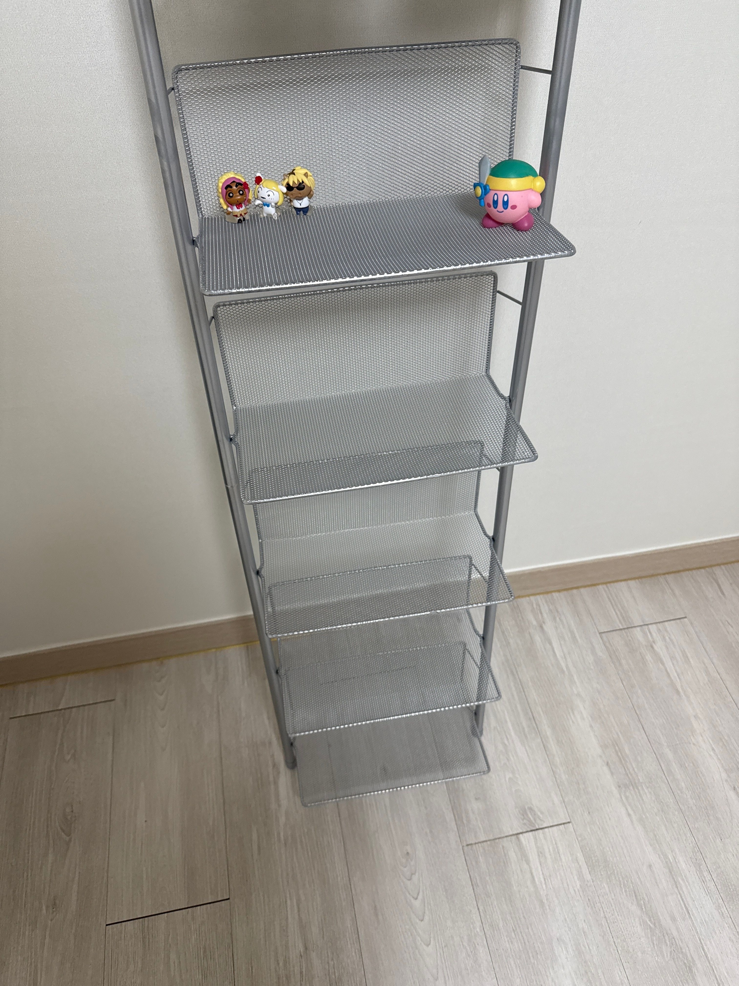 BANACO 6段 CD マガジンラック スチール シルバー スチール 幅 34cm 高