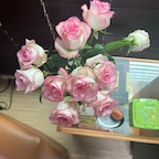 #식집사는너무바빠 #콘수프기록집 #맞팔 #장미 #몬스테라 #오가든수확물 #라탄2단협탁 

10월 3일에 산 장미꽃이어요^^ 앞에 사진도 올렸지만 이건 오늘자 사진입니다.^^ 진짜 싱싱하죠~ 
아직 향기도 많이 나요~ 매일 얼음을 지나가다 넣어주고 그랬더니 더 오래 가네요^^ 
제 얼음도 넣고 장미에도 넣어주고 바쁩니다.

다 멀리 보내고 오가든으로 수확한 몬스 하나만 집에 화분이 남았답니다.
제가 잘 못 키워서 잎도 약하고 그렇지만 계속해서 새 잎을 주네요~ 
구멍잎, 찢잎 다 있답니당. 
색이 연하니 이쁘죠^^