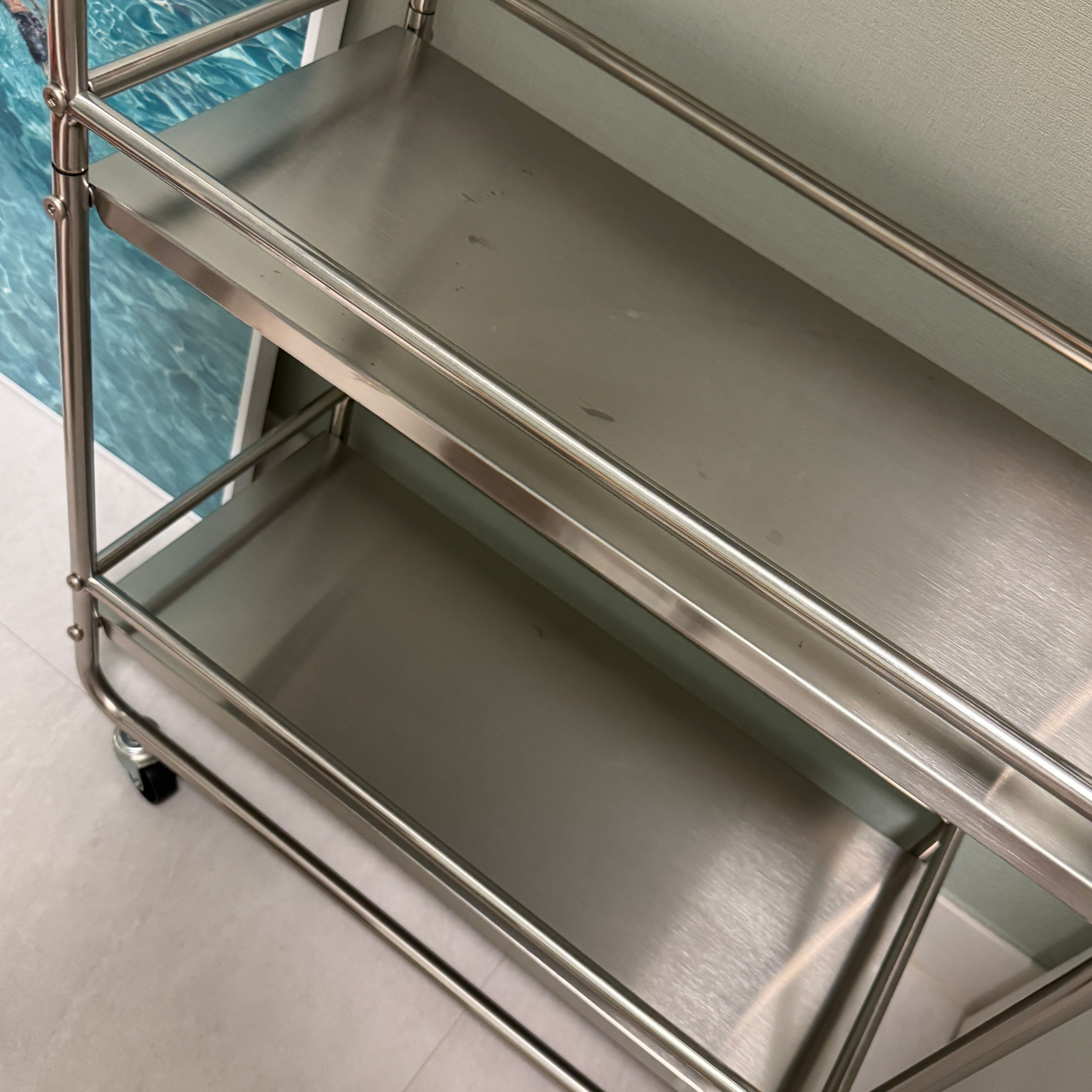 ladamino Stainless steel スリム キャスター付きワゴン［4サイズ