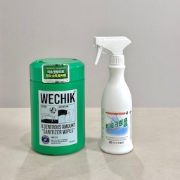 🧼 WECHIK 소독티슈
한 장씩 뽑아 바로 닦을 수 있어서 편리하고, 주방이나 테이블 청소할 때 많이 사용하는 소독티슈!
기름때나 생활 오염 닦고 소독까지 한 번에 하기 좋은 청소템이에요. 넉넉한 용량이라 여기저기 부담 없이 쓰기 좋은 꿀템이랍니다👍🏻
🫧 바이오크린
분사형이라 필요한 곳에 뿌려서 닦기 간편하고, 주방이나 욕실처럼 자주 청소하는 공간에 두고 쓰기 좋아요.!
기름때나 물때가 한번에 닦여서 최고의 청소템입니다👏🏻
#웨칙 #웨칙소독티슈 #소독티슈 #살균티슈 #청소티슈 #물티슈청소 #바이오크린 #소독스프레이 #살균스프레이 #청소스프레이 #청소템 #청소용품 #살림템 #살림템추천 #주방청소 #욕실청소 #테이블청소 #생활청소 #집청소 #홈클리닝 #청소루틴 #살림기록 #살림스타그램 #오늘의집 #오늘의집미션 #오늘의집콘텐츠 #주방살림 #욕실살림 #생활용품 #생활용품추천