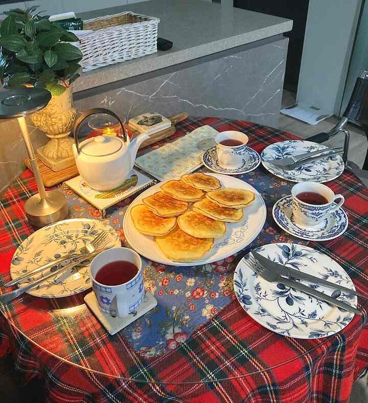  #디저트 #플레이팅 #고양이 #티타임