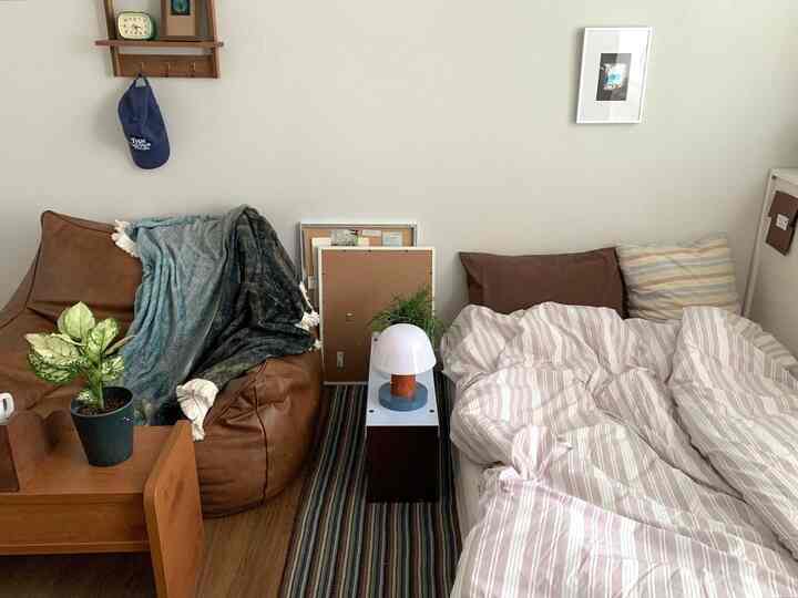 🇰🇷 1R｜たった8畳が4つの空間に！？驚きのゾーニング術