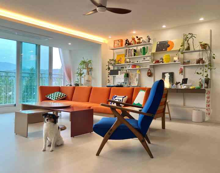 SYSTEM000 COMPACT DESK 01［7色・2サイズ］を使ったコーディネート 1