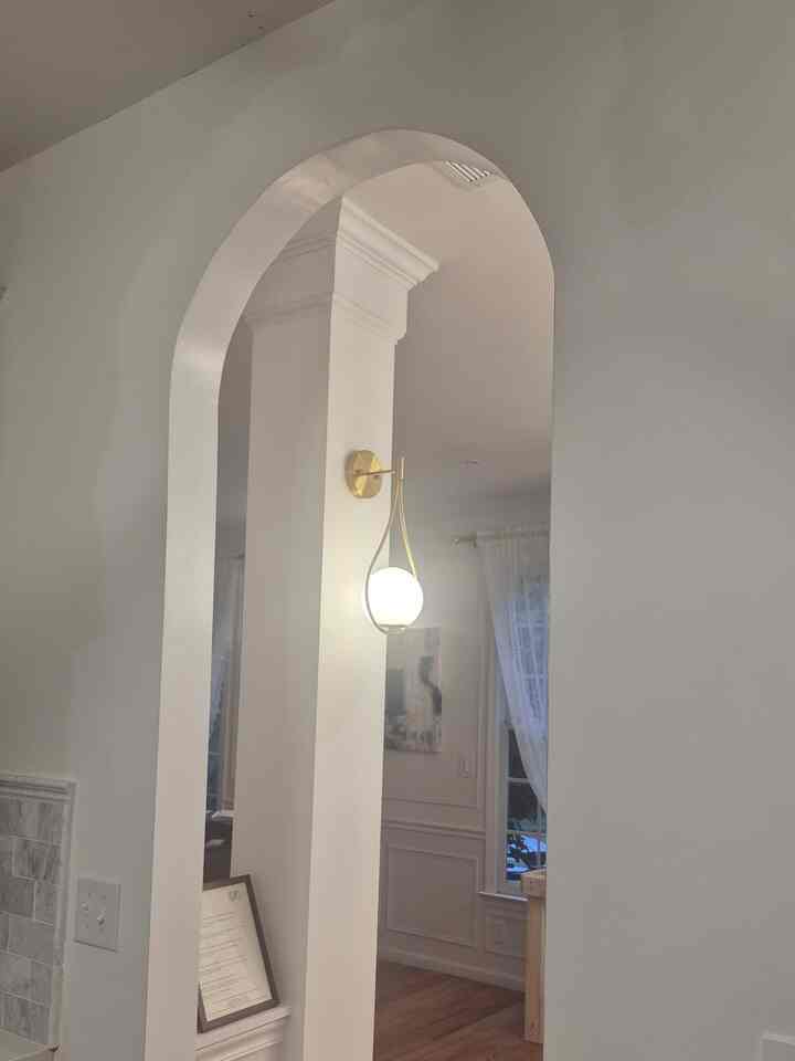 #BeforeAfter #archgate #arch #selfremodeling #selfinterior #hallway 