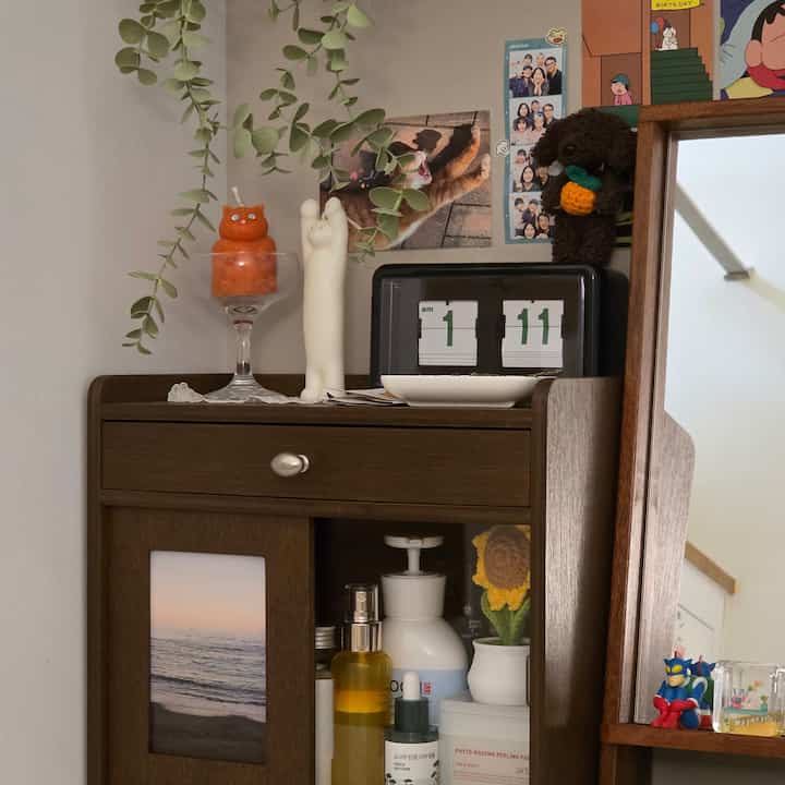 にゃんこ オブジェ キャンドル［3色］を使ったコーディネート 1