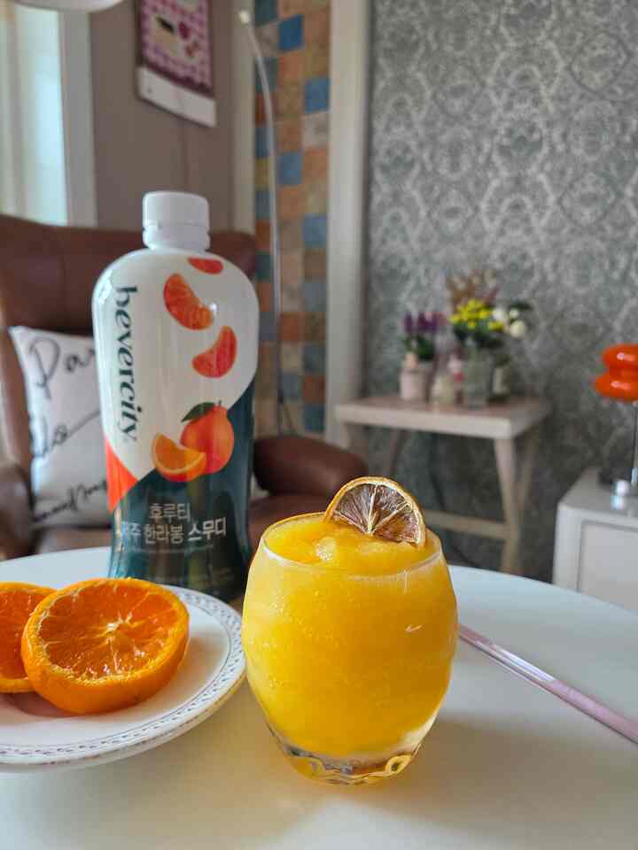  #한라봉스무디 #홈카페  #여름음료 #여름메뉴  #여름나기