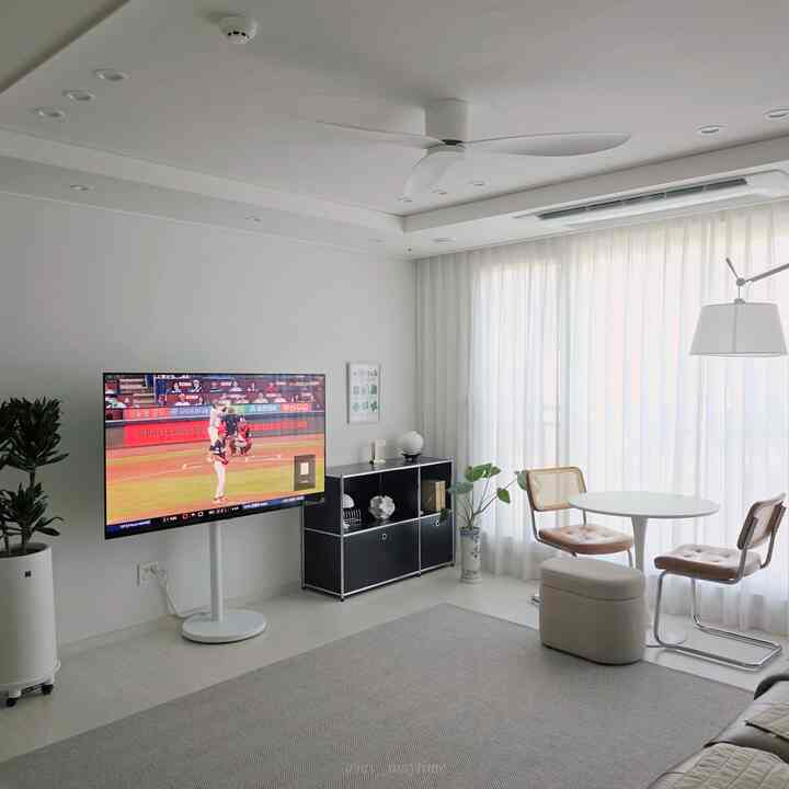 ラタン チェア 2脚セットを使ったコーディネート 3