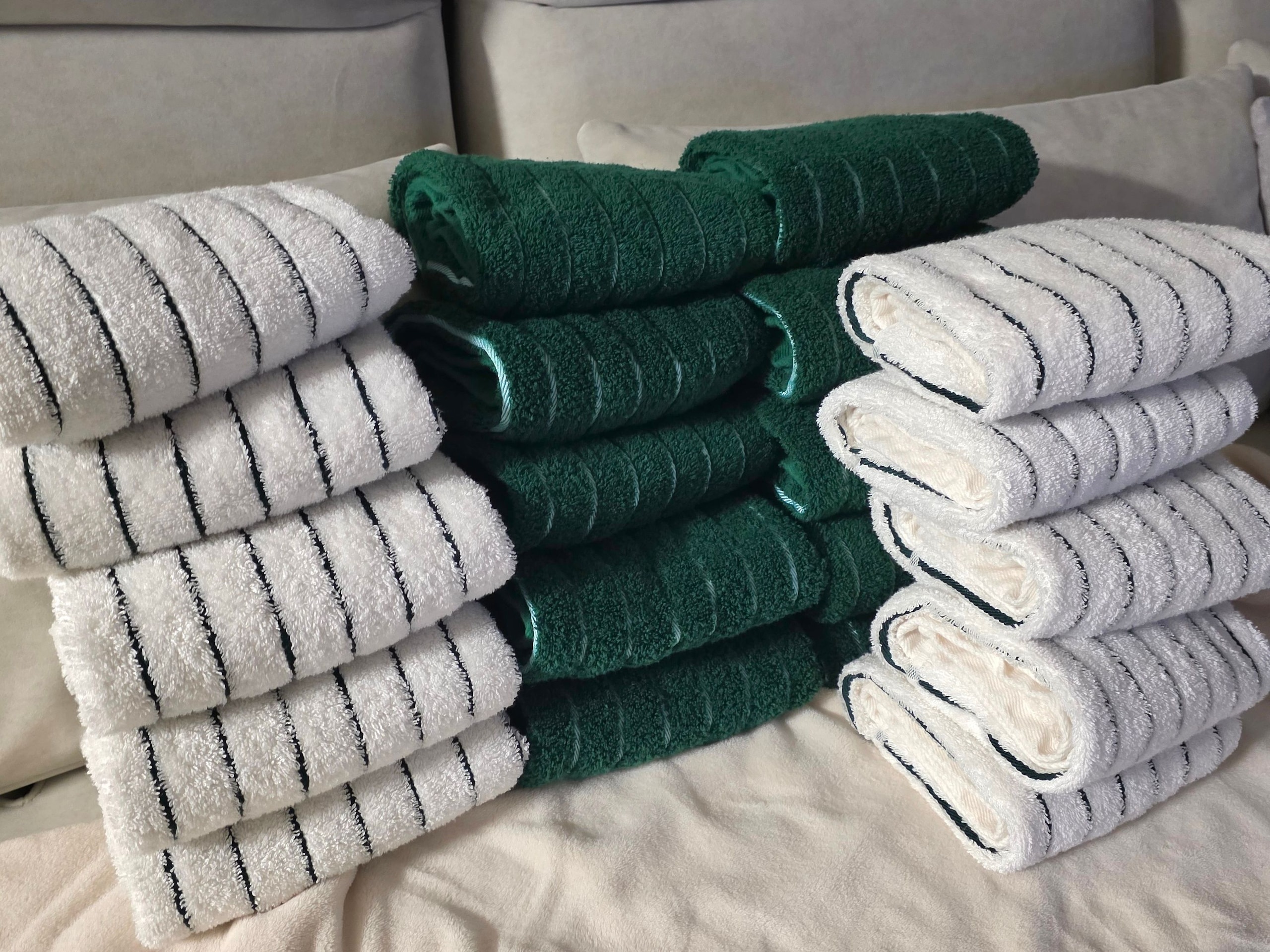 Lino Stripe Blended Yarn Towel (10-Pack) user photo