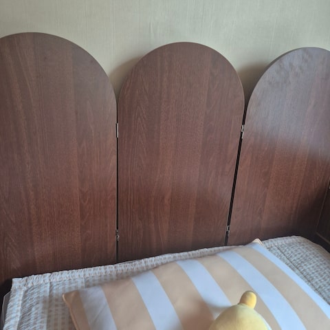 '고트 3단 월넛 아치형 접이식 미드센츄리 라운드 아치형 파티션 가벽 3size' 제품으로 꾸민 유저들의 스타일링샷 | 오늘의집 ...