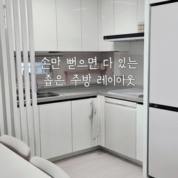 주방 수납장을 놓을 공간이 한정적이라 
슬림한 바게보 책장으로 자주 쓰는 그릇을 정리했어요. 
가장 아랫쪽엔 음식물 처리기를 두었는데
바퀴 달린 거치대에 올려놓고 쓸 때만 살짝 꺼내놓고 사용해요.
옆에는 폭이 좁은 가벽을 세워서 
지저분한 모습은 숨기고 답답함도 줄였어요.
인덕션 옆에는 철제 수납함에 양념을 보관하고 
식기세척기 옆 양념 서랍장엔 조리 도구를 걸어두었어요. 식기세척기 열로 양념이 변질되는 것을 막고 싶어서 배치를 바꾼 건데 깔끔하기도 하고 불편함 없이 잘 사용하고 있어요.
동선이랄 것도 없이 
팔만 뻗으면 모든 게 해결되는 
저희 집 주방이었습니다.😁
#콘수프기록집 #주방레이아웃 #좁은주방정리 #서브수납장 #주방수납장 #사각양념병 #양념통정리 #조리도구정리 #그릇정리 #정리수납 #우드가벽 #주방가벽 #타워형 #ㄱ자주방 #콘센트가리개 #주방데코타일 #바게보 #이케아수납장 #키친투어 #화이트인테리어 
