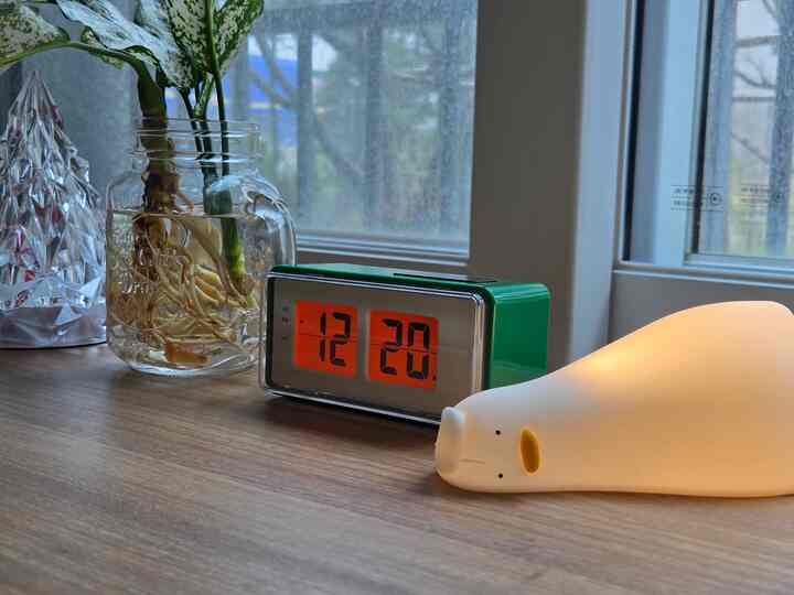 二人の部屋にも見える時計💚
どのような色の名前も好きなマウンテンクリーム

＃コンスープ記録集 