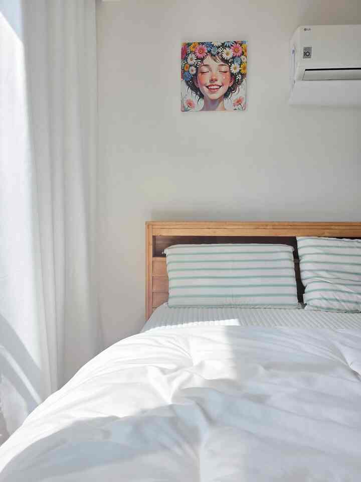 #봄웜인테리어 #오늘의우리집 #오늘장면한컷  #안방  #1층집 #1층침실 #숲뷰 #숲뷰아파트 

