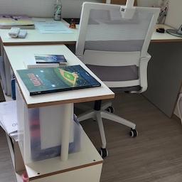 SOFSYS Bridge コーナーデスク ホワイト 加工木材 奥行き 118cm 幅