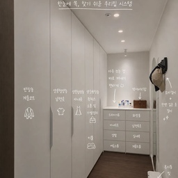 '예쁜것보다 유지되는 구조를 고민합니다'
안방의 좁은 드레스룸이에요
처음 인테리어 계획할때 이케아 팍스시스템과 많이 고민하다 붙박이장과 서랍을 들인건데 좁은공간이 깔끔히 정리되 보여 만족하고 있습니다
약간 아쉬운점은 정면 서랍 깊이가 많이 깊고 높아 화장대로  거울을 놓고 쓰기엔 단신인 제게 무리라는 점이에요
그래도 전신거울 옆 서랍에 화장품을 두어 열어놓고 사용하고 서랍만 닫으면 지저분한 부분이 보이지 않고 먼지도 덜 쌓여서 좋아요
부부의 옷장안엔 내부서랍을 두어 계절별로 옷을 정리했습니다
이불 및 패드는 자주 교체하는 편이라 이불옷걸이에 걸어 보관하니 찾기 쉬워 좋아요
외출 후 옷은 바로 세탁하는 편이지만
간혹 걸어 둘 경우 벽헹거가 유용히 쓰이고 있습니다
로봇청소기 동선을 고려해 가능하면 바닥에 물건을 많이 두지 않으려해요
맞벌이 부부다 보니 하루 두번 로봇청소기 이모님 덕을 톡톡히 보고있어 최대한 배려해 드리고 있습니다ㅎ
#워킹맘 #칼각정리 
#미니멀라이프 #유지되는구조
#맞팔해요 
