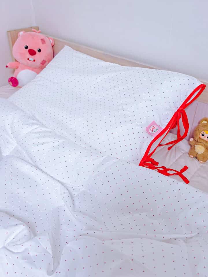 ふわふわ一杯、子供部屋の寝具を変える  #아이방인테리어 #침실인테리어 #침구추천 #화이트인테리어 #키즈룸 #키즈룸인테리어 #오늘의집 #집꾸미기 #우리집추구미 