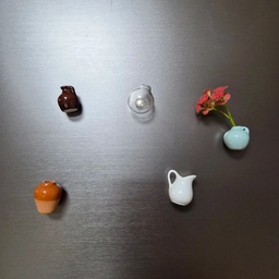 pepe mood Tiny pot ミニ 花瓶 マグネット［8種］ グリーン 透明