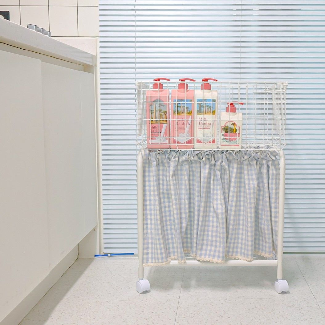 Minimal Rolling Wire Storage Cart user photo