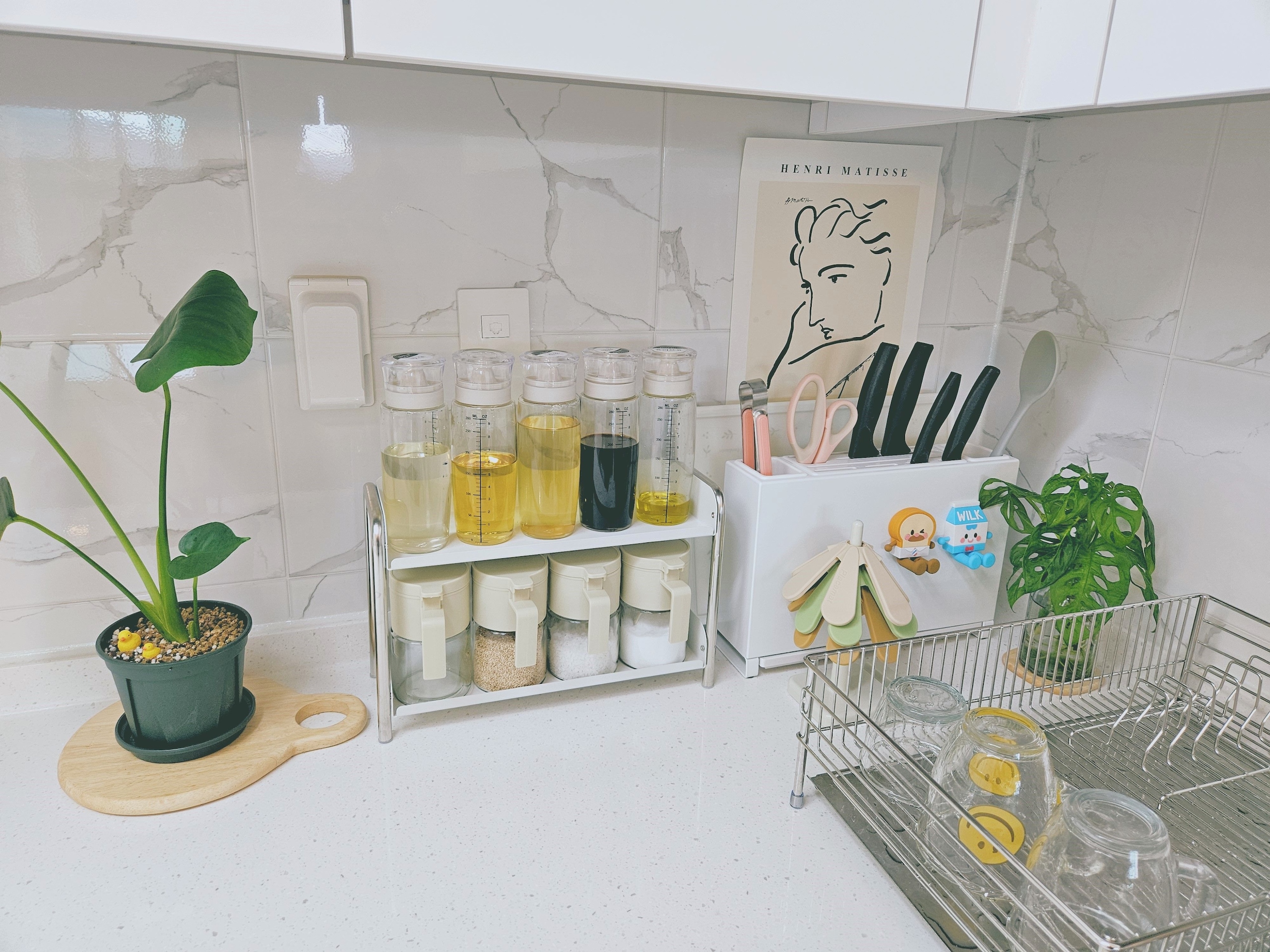 Elle Stainless Steel 2-Tier Kitchen Storage Rack user photo