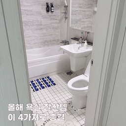 #우리집잘산템빙고 #욕실 올해 욕실 잘산템 4가지 소개해드릴게요. 
#전세집인테리어 #욕실타일 #건식욕실 #건식화장실인테리어 #건식화장실 #프로메이드 #프로메이드데코타일 #예쁜템최고야 #신혼부부일상 #신혼집인테리어 #신혼집꾸미기 #신혼부부잘산템 #신혼집스타일링