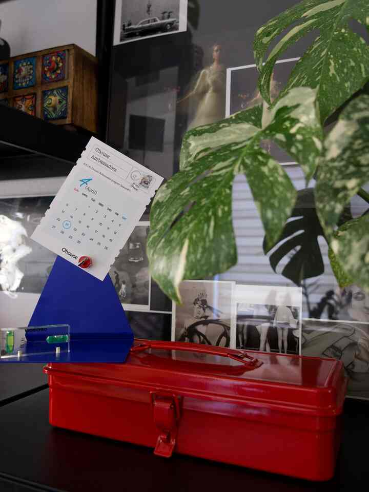 Ohouse Ambassador program Seson 8 Start!🥳
よろしくお願いします！

#カレンダー #本立て #bookstand #toolbox #工具箱 #モンステラ 