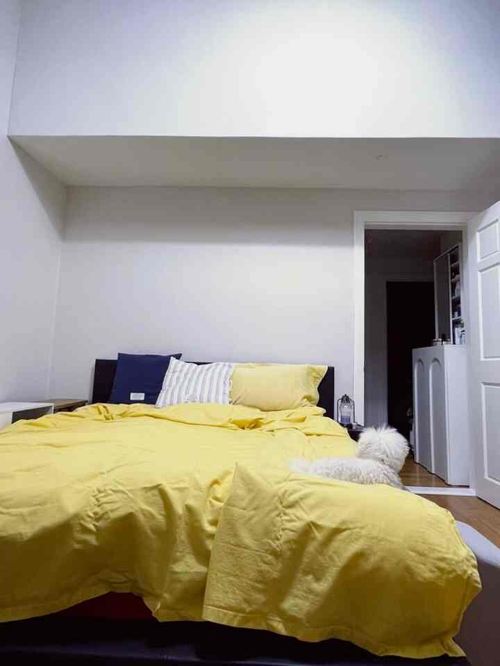 ＃春の色のインテリア＃ルームのインテリア＃お部屋のインテリア＃革のベッド＃春のインテリア＃寝室のインテリア＃寝具のインテリア＃今日のガーデン＃パーソナライズされた歓迎＃春の布団
＃膝蓋骨脱臼防止 

春にのみ主に使う黄色い布団〜💛

これは少し年式があります。
とても愛しています😅

一度掛けてください。
愛情のある布団を一度に使うのは楽しいです
井沢線クッションカバーのみ交換

リボン付きカバーは可愛いです。
春春〜そしてヨリ〜とさわやかな
カバーするたびに気分がいいです🩵

住宅だから階高も高く
天井は珍しく斜線形です。
見る人ごとにファンションみたいだよ～🏡

部屋はかなり大きい構造です。 
スーパーキングベッドは引越しとそのまま書いています
収納家具だけが家で
新しく聞きました〜💝

2m組合せ 
ホールに置いたスタンド型化粧台
立っていると、ローションは男に強いです。

息子と夫がとても〜好きです😊🖤

ああ！泣くスライド階段は神像です〜
膝蓋骨脱臼防止特許を受けたと〜
ベッドタイプで非常に高いが安全に〜
選んで選んだ🤍🐾


