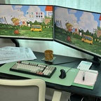 
이사, 퇴사로 백수 생활 잘 즐기고
재택으로 본업 복귀했습니다!
#데스크테리어 하고 싶은데 듀얼모니터 놓으니까
꽉 찼어요..? 뭐든 좀 꾸며봐야겠어요!
현재는 남편이 쓰던 책상+서비스로 받은 데스크매트🤫

#작업실꾸미기 #데스크테리어
#인테리어디자이너 #재택근무



