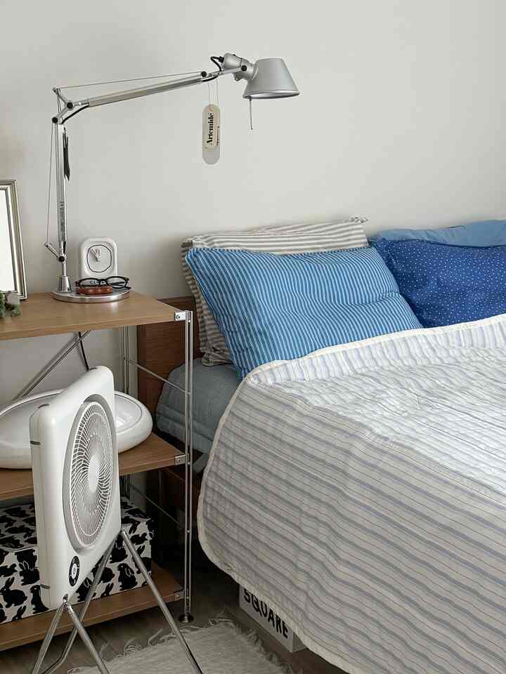 コットンモダール ストライプ カバーのいらない布団セット［6色・3種・4サイズ］を使ったコーディネート 2