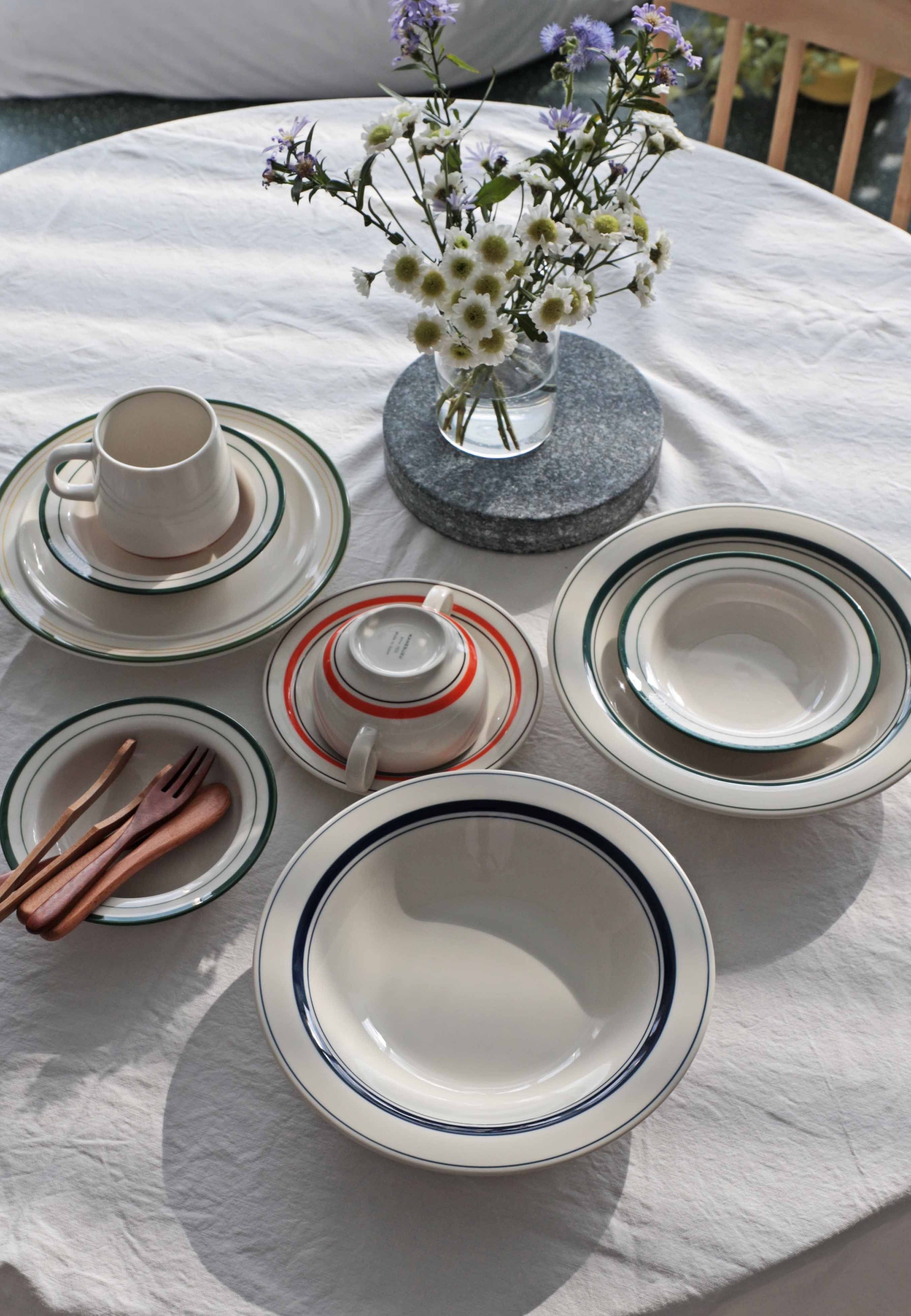 ROMAY KITCHEN KANESUZU プレート 23.5cm［4色］ オレンジ ブラウン