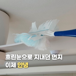 집안 곳곳 보이는 먼지들, 사실 흐린 눈 하며 지낸 날이 정말 많았거든요.
그런데 아이가 태어나고 나니까 이제는 그냥 지나치기가 어렵더라고요.
특히 평소 잘 안 보이는 실링팬 위 먼지!
청소하려고 하면 먼지가 아래로 우수수 떨어질까 걱정됐는데 에리아 퍼펙트 먼지털이로 쓱 닦아보니까 먼지가 필터에 바로 달라붙어서 생각보다 훨씬 깔끔하게 청소됐어요.
업계 최초 정전 필터가 들어갔다고 하는데 정말 가볍게 쓸어도 먼지를 착 잡아주는 느낌이라 청소가 훨씬 간편하더라고요.
실링팬뿐만 아니라 TV 위, 검정 협탁, 데스크처럼
먼지가 잘 보이는 곳도 한 번 슥 지나가면 감쪽같이 정리되는 느낌.
요즘은 보이면 바로 들고 청소하게 되는 진짜 손 자주 가는 청소템이에요.
#오늘의우리집 #콘수프기록집 #먼지털이 #먼지털이개 #먼지제거 #먼지청소 #먼지청소템 #먼지떨이 #먼지떨이개 #실링팬청소 #거실청소 #청소템 #청소템추천 #살림템 #살림템추천 #꿀템추천 #꿀템 #망고졔욱 #맞팔 #먼지제거템 #침실청소 #살림템공유 #청소용품 #청소용품추천 #가성비살림템 #가성비청소템 #살림템공유 #추천템 #먼지안녕