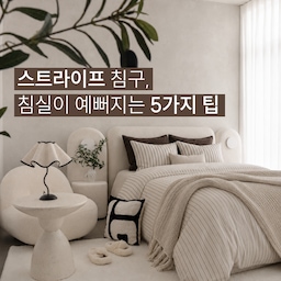 스트라이프 침구, 침실이 예뻐지는 5가지 조합
스트라이프 베딩은 깔끔하지만 잘못 꾸미면 조금 단조로워 보일 수 있어요. 몇 가지 포인트만 더하면 훨씬 감각적인 침실을 만들 수 있답니다.
1. 브라운이나 블랙을 더해요
베개, 쿠션, 시계, 슬리퍼처럼 작은 소품에 짙은 컬러를 넣어보세요. 공간이 또렷하고 안정적으로 보여요.
2. 컬러는 2~3가지로 정리해요
아이보리, 베이지에 브라운 또는 블랙만 더해도 충분해요. 컬러를 줄일수록 단정하고 포근해 보여요.
3. 얇은 스트라이프를 선택해요
가는 선의 스트라이프는 부담이 적고 다른 가구와도 잘 어울리고 침실이 더 차분해 보여요.
4. 다른 질감의 블랭킷을 매칭해요.
니트나 와플 소재의 블랭킷을 자연스럽게 걸쳐보세요. 비슷한 컬러라도 질감 차이 덕분에 공간이 더 풍성해져요.
5. 식물로 생기를 더해요
침대 옆에 작은 화병이나 초록 식물을 두면 뉴트럴한 침실이 한층 편안해 보여요.
* AI로 수정된 콘텐츠 입니다.
♥ 더 많은 정보 원하시면 좋아요&저장&팔로우 꾹!! ꒰◡̈ ꒱
#콘수프기록집 #인테리어노하우 #스트라이프베딩 #스트라이프이불 #침실스타일링 #화이트러그  #패브릭침대 #모듈침대 #북유럽인테리어 #모던인테리어 #심플인테리어 #침실꾸미기 #침실러그 #침실가구 #침실조명 #화이트침대 #킹침대 #사이드테이블 #올리브나무 #플랜테리어 #조화인테리어  #포인트인테리어 #침구세트 