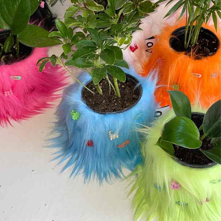 furry pot cover［7色］