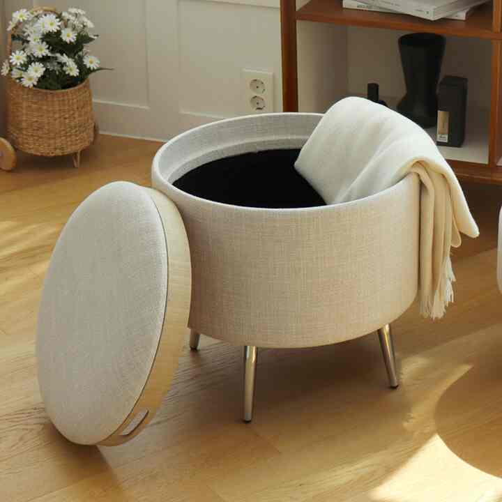 Othello 収納付き スツール 大型［2色］