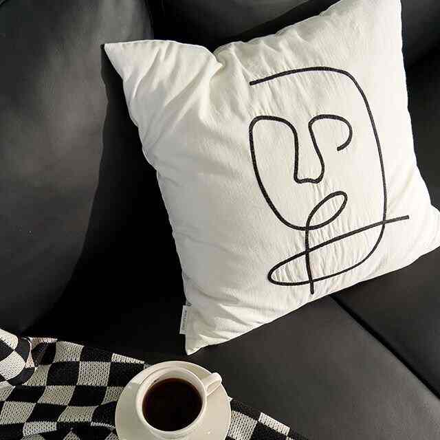 Line Drawing クッションカバー  45x45