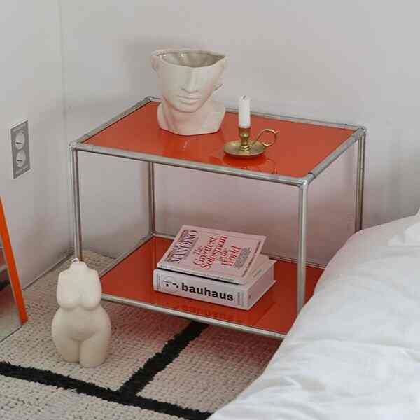 2段 モジュール ガラス ラック 480