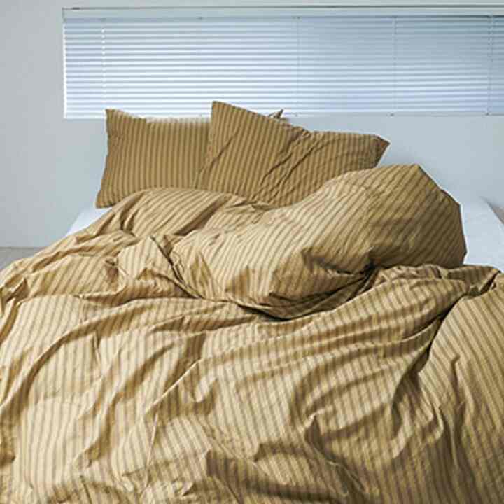 STRIPE 布団カバー Peanut＆Choco ［3サイズ］